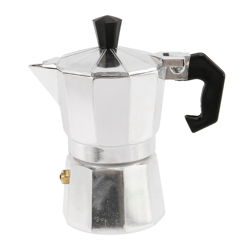 

2X Aluminum Italian Stove Top/Moka Espresso Coffee Maker/Percolator Pot Tool 50Ml