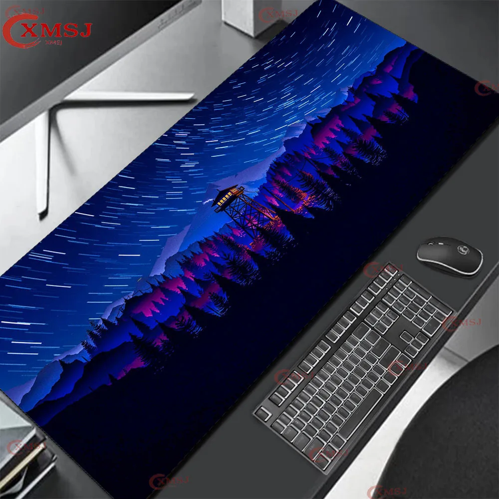 

Forest fire watcher CSGO LOL mouse pad large computer gamer accessories art office mouse pad office keyboard carpet table pad XL