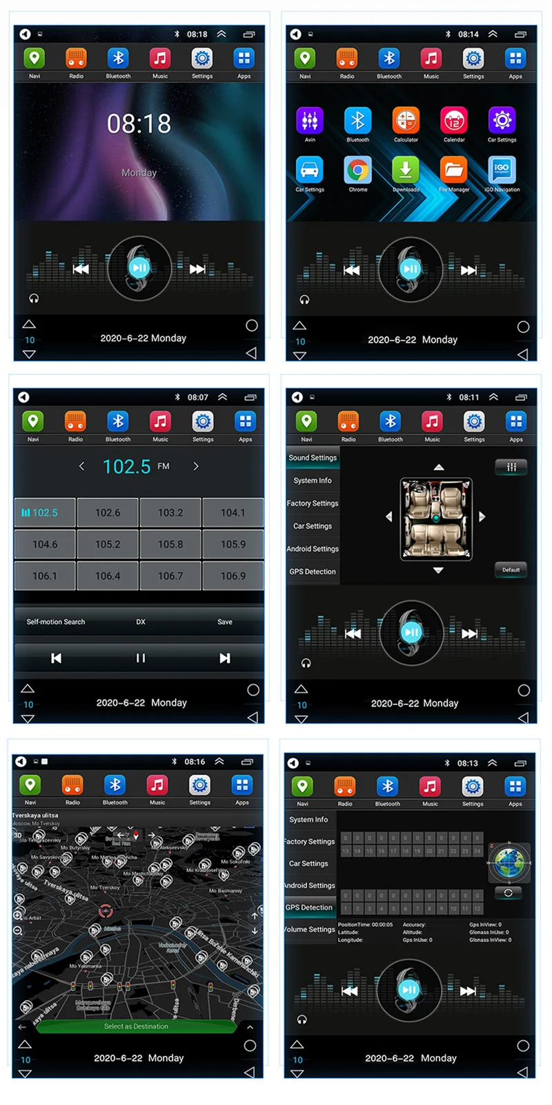 Автомагнитола 2 Din для Toyota RAV4 RAV 4 2005-2012 Android 10 мультимедийный видеоплеер навигация