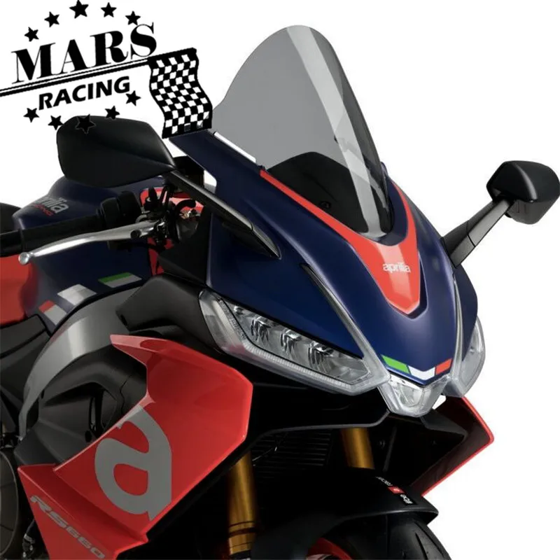 Ветровой экран на лобовое стекло мотоцикла флектор обтекатель R-racer для APRILIA NEW RS660