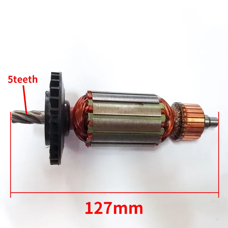 

AC220-240V Rotor for Hilti TE10 TE-10 Hammer Impact Drill Rotor Armature Anchor Replacement Parts 5Teeth