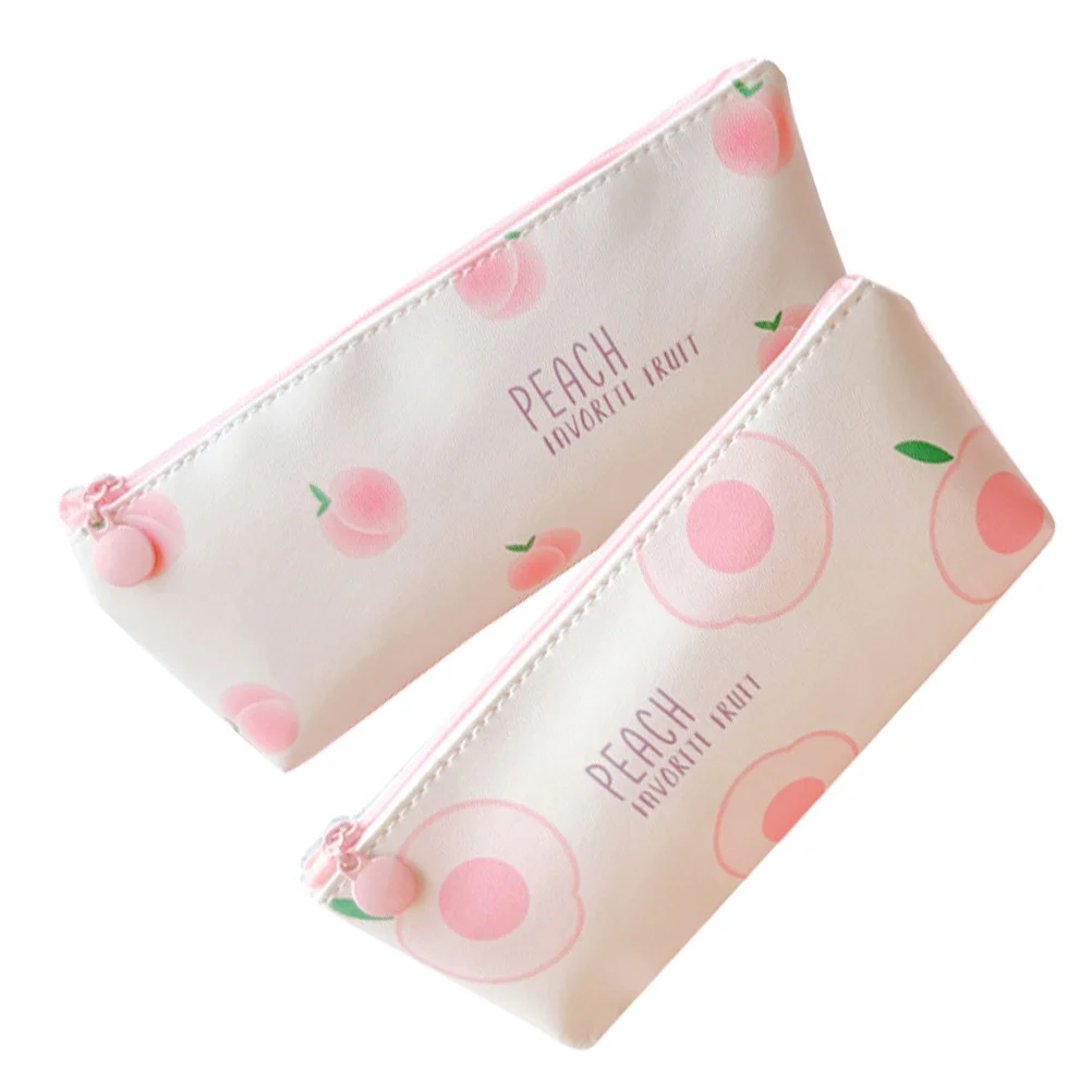 

2Pcs Portable Zipper Canvas Storage Bags Ladies Cosmetic Bags Storage Bags