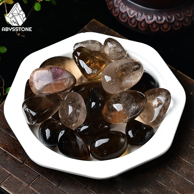 

100g Tumbled Smoky Quartz Natural Raw Stones Crystal Reiki Healing Mineral Specimen Aquarium Home Decoration Chakra Meditation