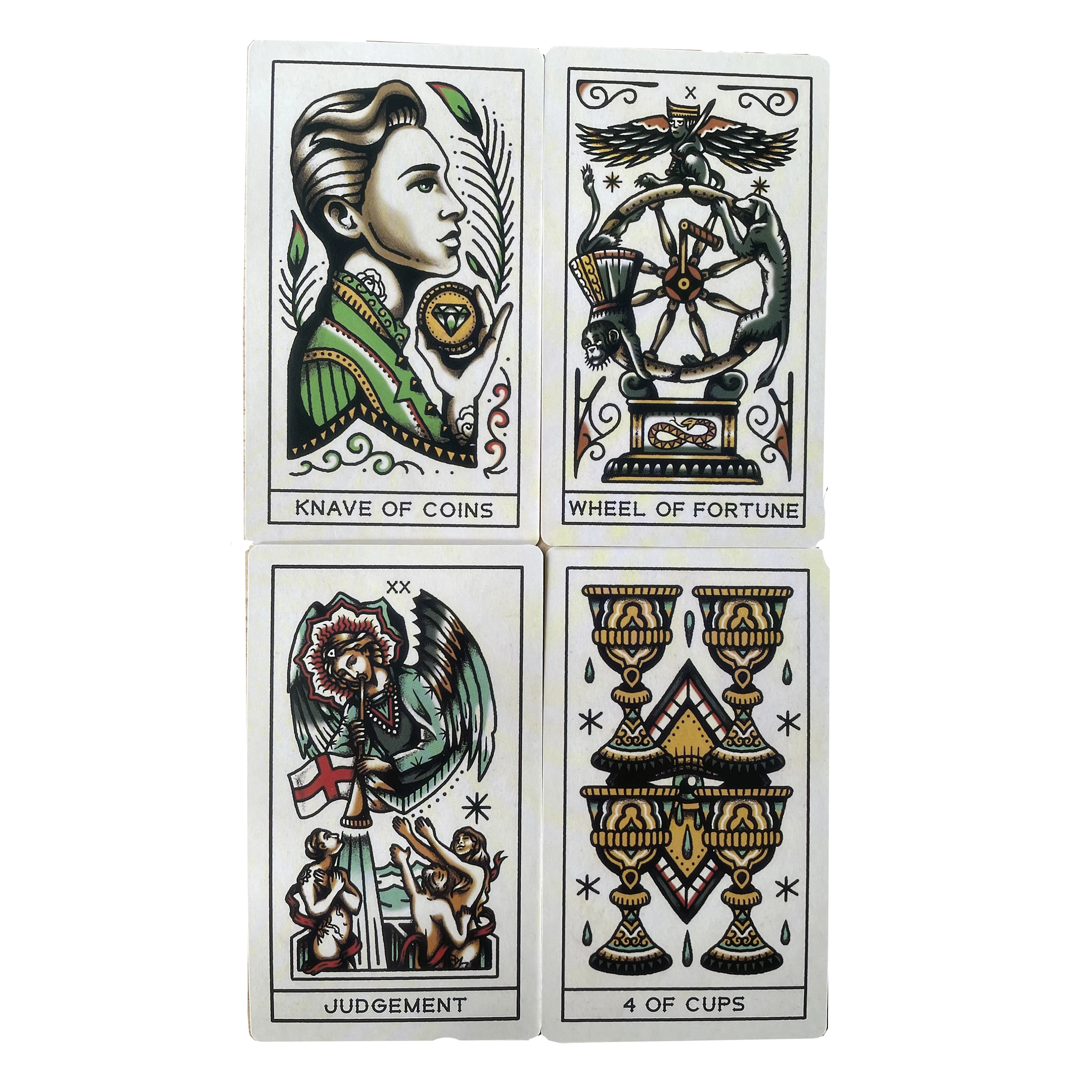 Tattoo  tarot deck  , Vintage board and card games, the best-selling product, essential for entertainment.