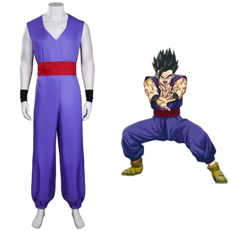 Новый комбинезон супергероя 2025 года костюм для косплея Son Gohan карнавальный на