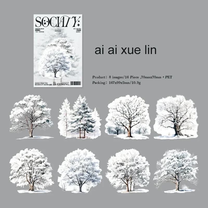 

Набор стикеров JIANWU Relieve Daily Worries Series