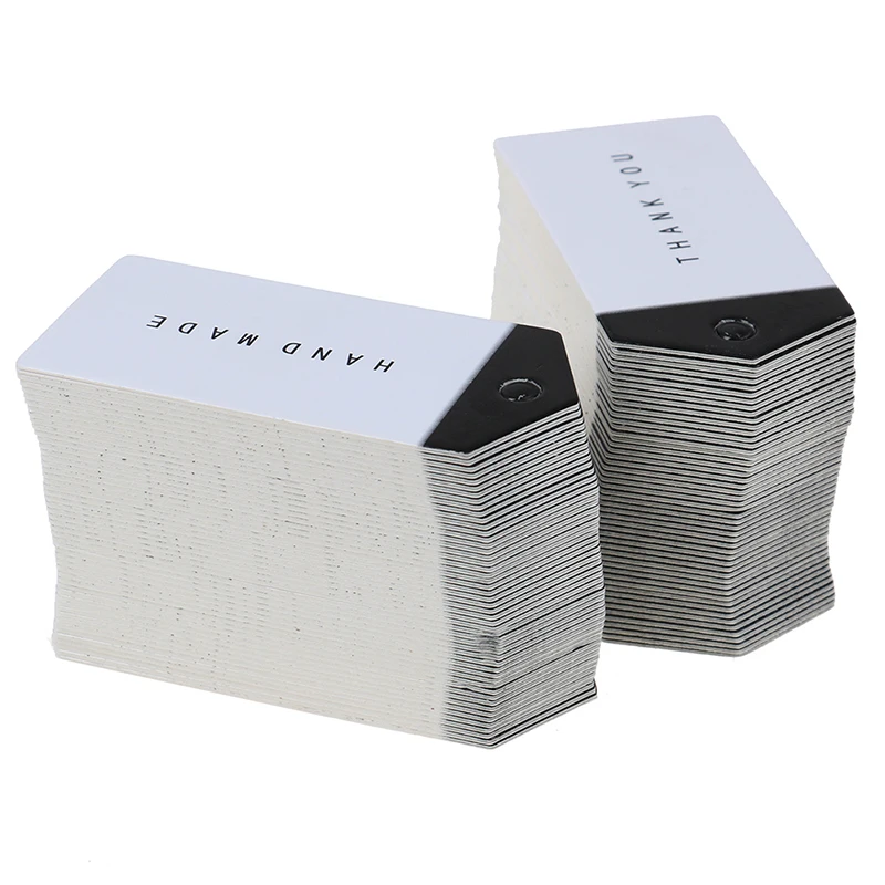 

100 шт., подвесные ярлыки, 6, 6 х3, 1 см