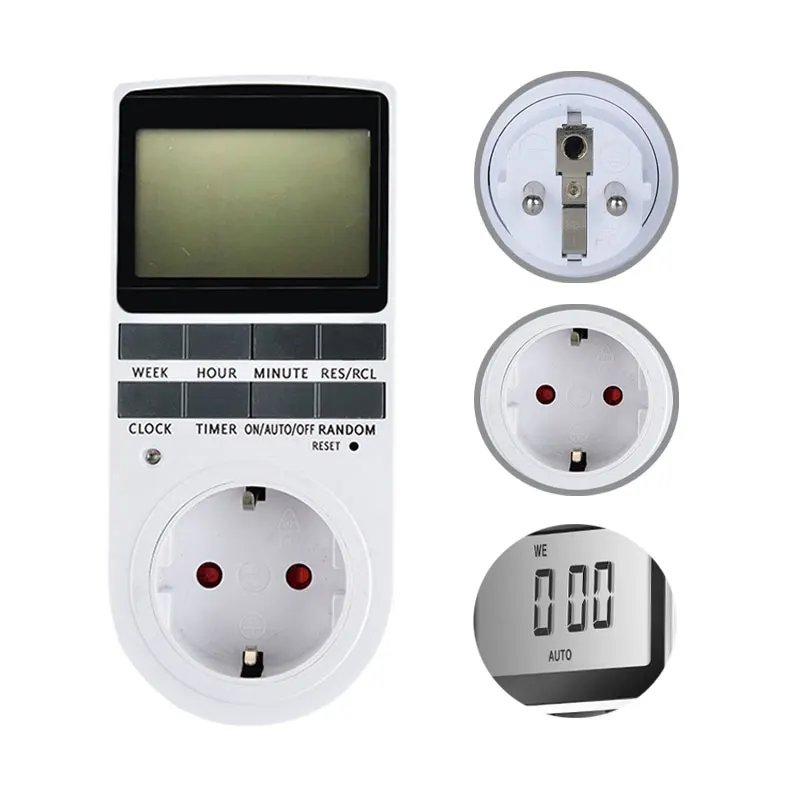 

Electronic Digital Timer Switch Uk Us Au Eu Fr Kitchen Timer 24 Hour Cyclic Programmable Timing Socket