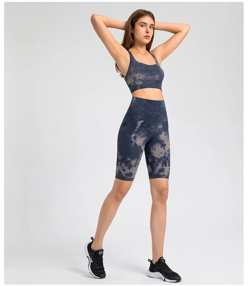 Gym Womens Clothing Yoga Fitness Sport Shorts Cycling Workout Leggings High Waist Women's Pants Seamless Leggings Sportswear