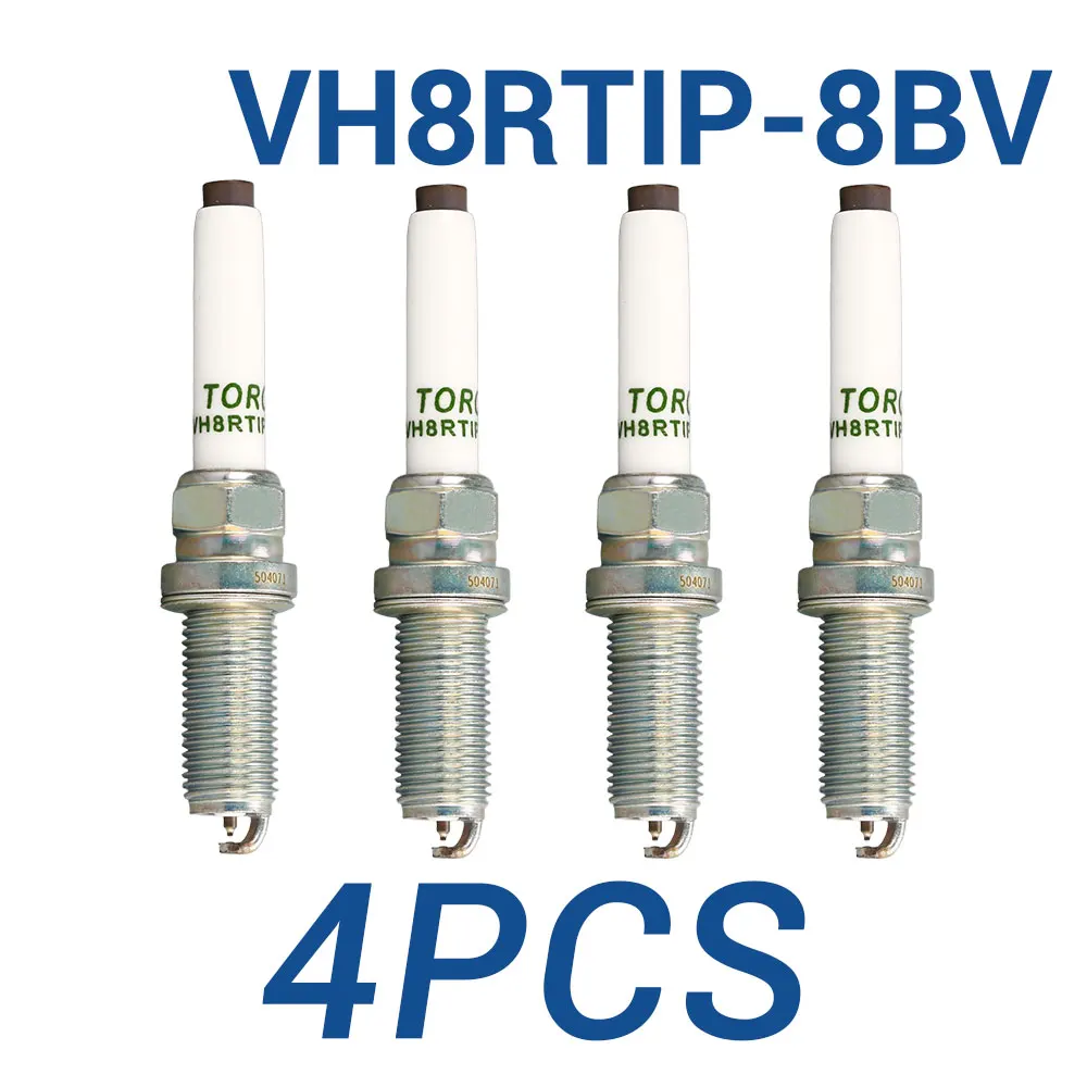 

2-8 шт. свечи TORCH VH8RTIP-8BV/OE216 10130352060000, совместимые для SILKFR8E8S Trumpchi GS8/M8 2.0T 4B20J2 M6 PRO 1,5T 4A15J2