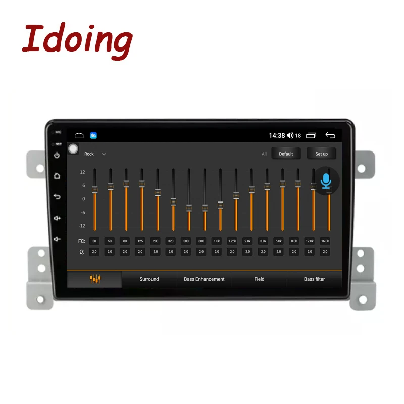 Idoing 9 &quotAndroid 10 радио головное устройство для Suzuki Grand Vitara 3 2005-2012 Автомобильный
