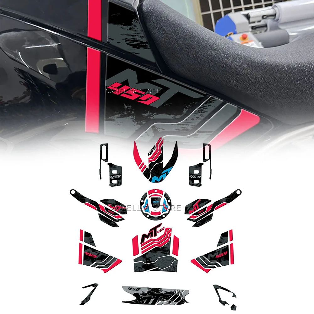 Набор наклеек для мотоцикла - новая водонепроницаемая наклейка защиты пола