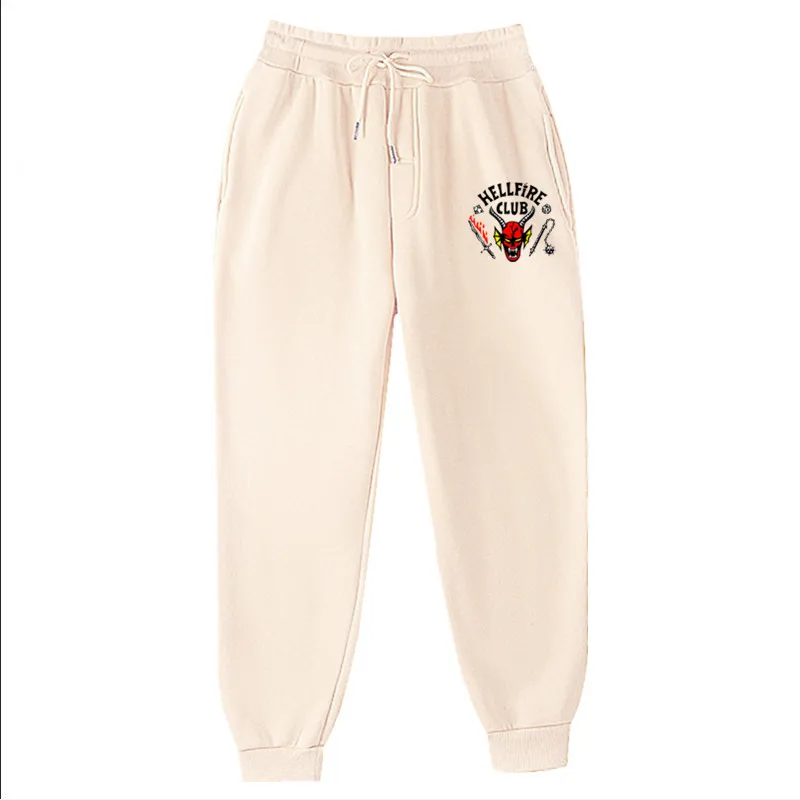 

2022 Stranger Things Season 4 Boys Girls Cosplay Sweatpants Autumn/Winter Mens Women Casual Jogging Pants Hellfire Club Trousers