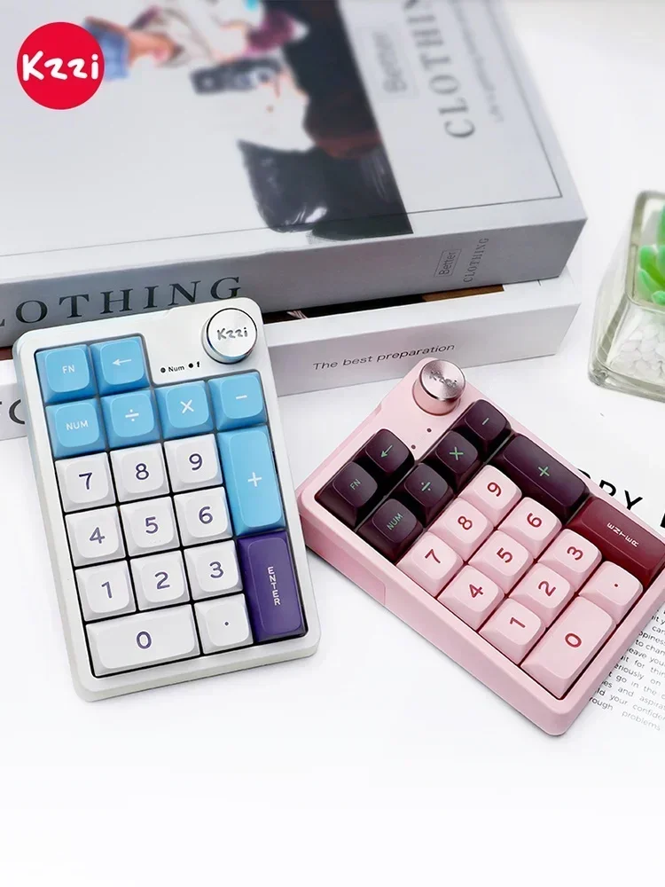 Беспроводная клавиатура Kzzi K20 мини-клавиатура многофункциональная ручка RGB три