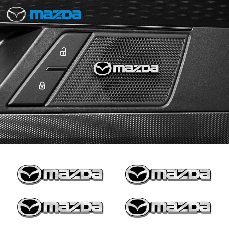 Автомобильная аудиосистема стерео эмблема 3D металлическая наклейка для Mazda 2 3 6 5