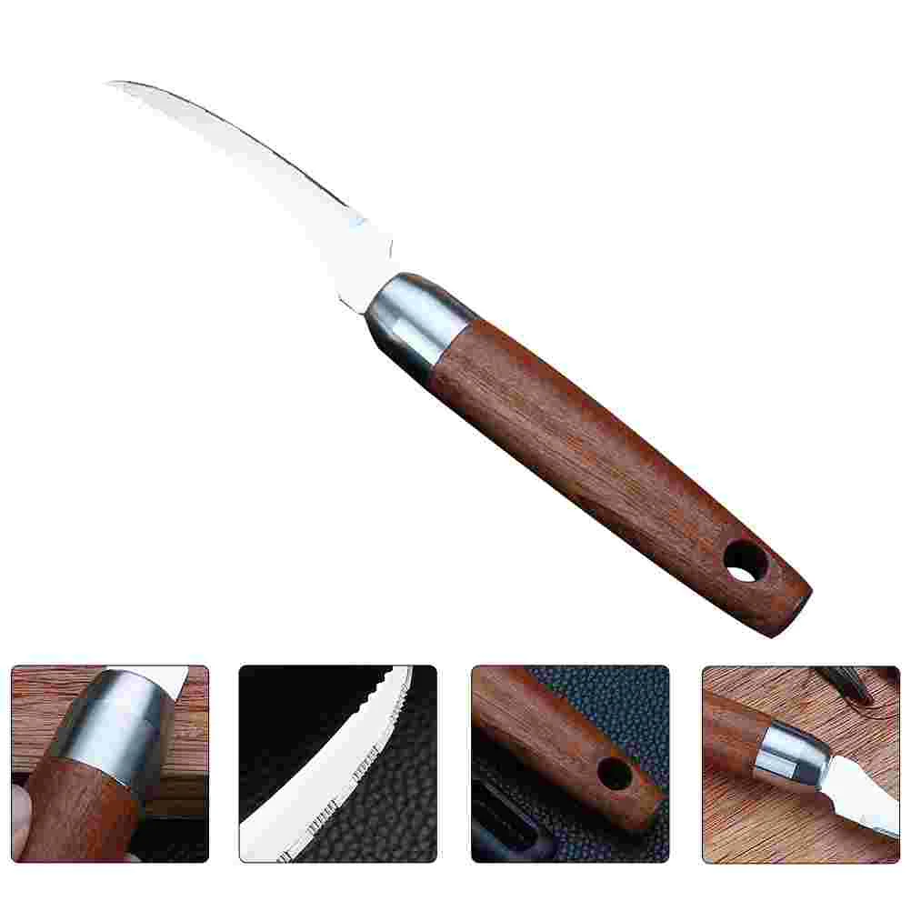 

Shrimp Peeler Tool Prawn Seafood Peelingline Cleaner Wood Handle Opener Cleaning Lobster Clam Deveiner Oysterdeveining Tools