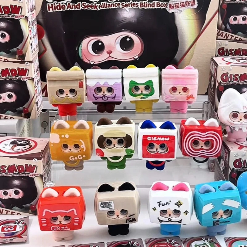 Фото GISMOW Серия Blind Box Toys «Альянс на поиск и настигание»: Загадочная коробка с милыми мини-фигурками аниме, вращающаяся кукла для регулировки позы №1