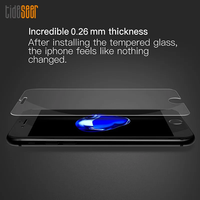 100pcs 2.5D 9H Screen Protector Tempered Glass For iPhone 6 6S 7 8 SE 5 XR XS Max 11 12 13 Toughened Glas Flim | Мобильные телефоны