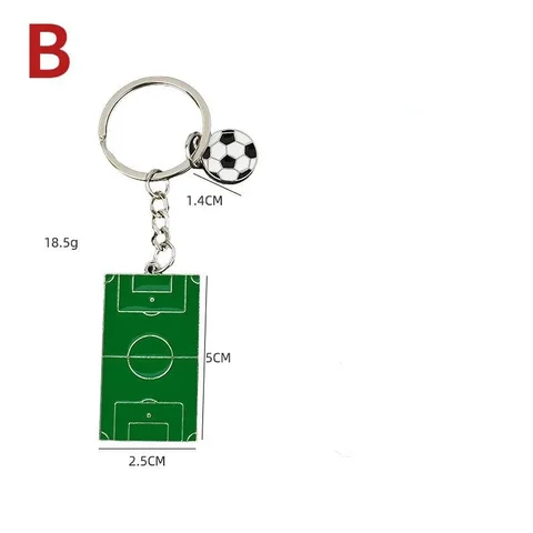 Мужской брелок для футбольного поля, брелок для игровой площадки, спортивный сувенир, брелок для ключей, ювелирные изделия, подарок для фанатов клуба