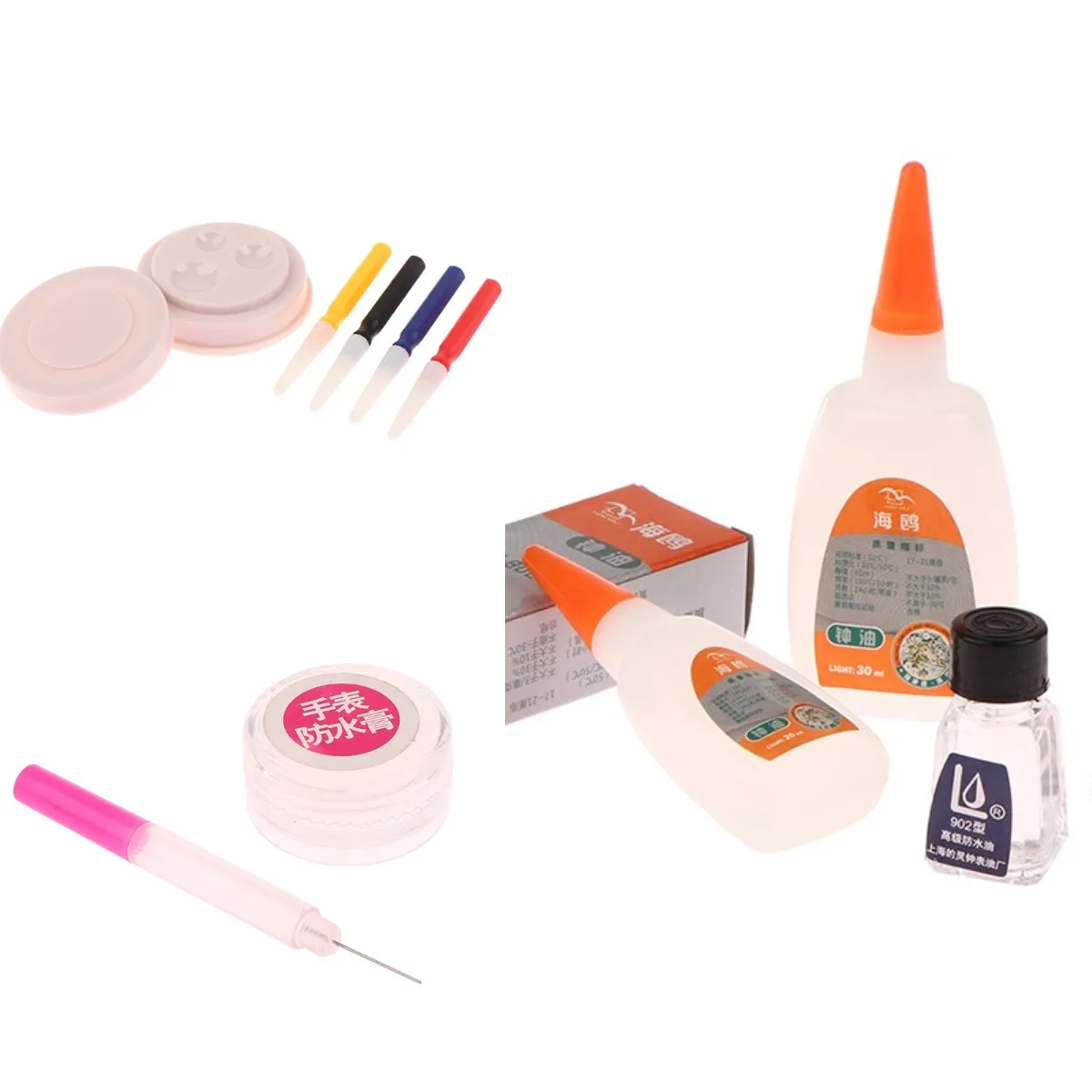 

Watch Oil Cup Oil Pen Pins Watch Oil Applying Lubricants Tool Watch Repair Maintenance Waterproof Clock Oil Watch Movement Clean