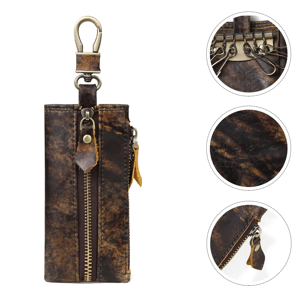 

Key Car Storage Purse Holder Case Coin Coins Retro Pouch Waist Wallet Mini Money Changes Outdoor Hanging Portable Organizer