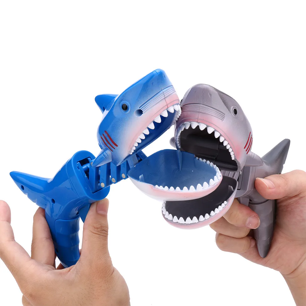 Prank Funny Spoof Shark Telescopic Spring Manipulator Clip Bite Hand Dinosaur Prank Parent-child Interaction Toys Cool Stuff images - 6