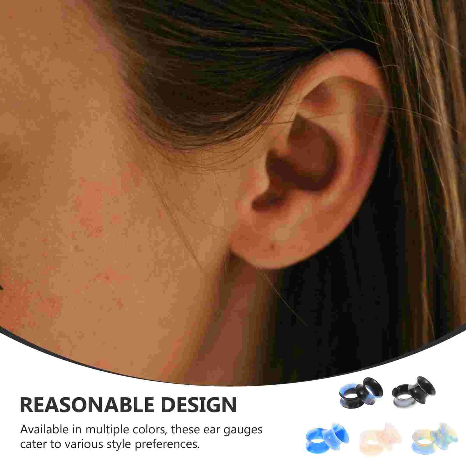 10 шт. аксессуары для расширения ушной раковины датчики ушных колец женщин набор