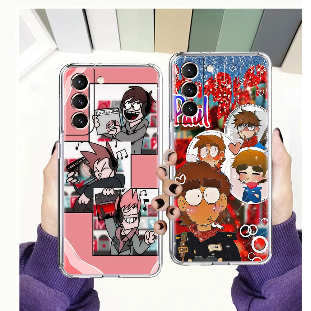 

Eddsworld Phone Case Cover For Samsung Galaxy A32 A52 A72 A13 A22 A51 A71 A41 A31 A21S A11 5G Transparent Soft Shell Fundas TPU
