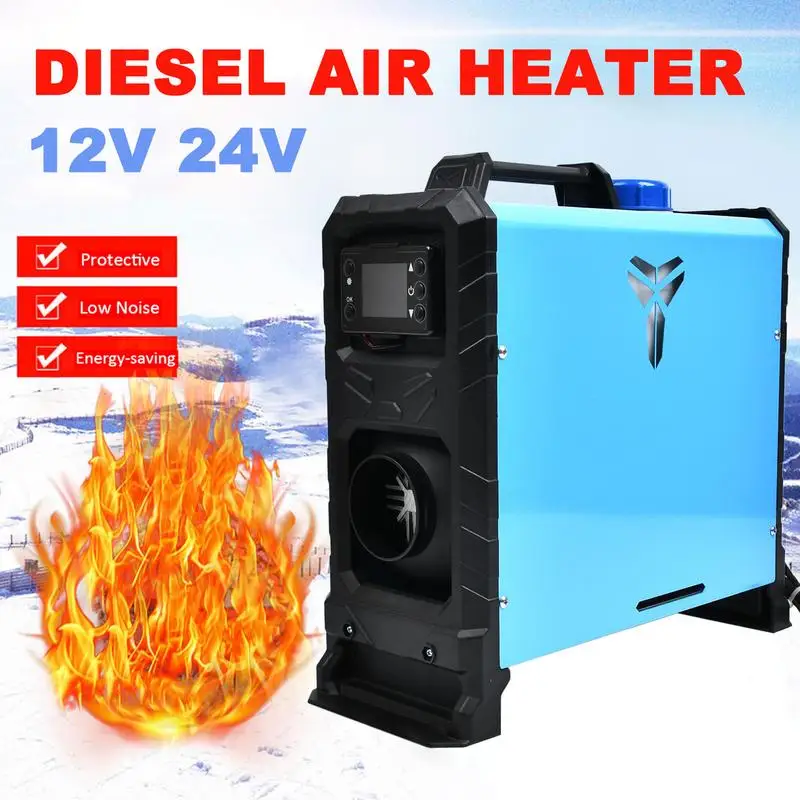 

Car Parking Heater 12V 24V Universal Car Parking Diesel Air Heater Fast Heating Low Fuel Consumption Heating Machine For Car RV