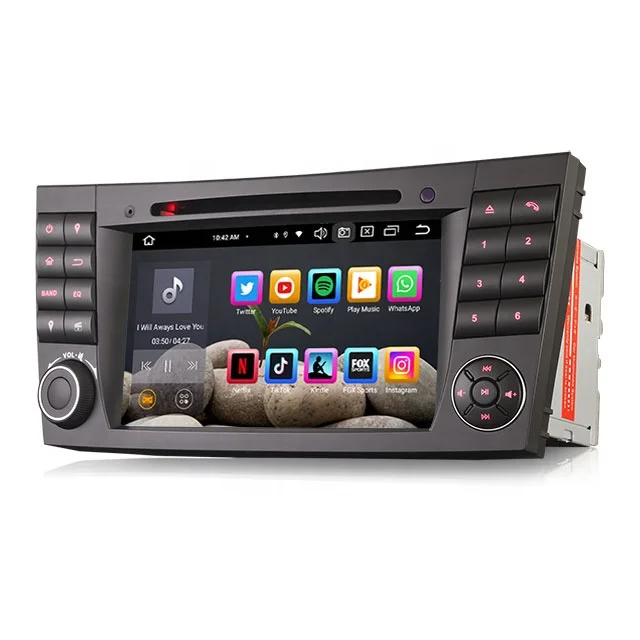 Erisin ES8580E 7 &quotIPS Android 12 0 автомобильный DVD-плеер DSP CarPlay Авто GPS для Benz E-Class W211 G Class W463 CLS