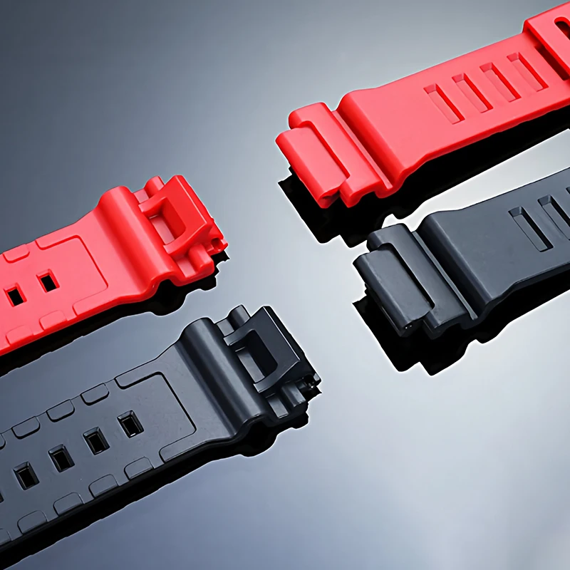 Фото Силиконовый ремешок для часов 18 мм для Casio WS-1400H/1300/1700H W-737H, спортивный силиконовый ремешок из полимерной смолы, аксессуары для мужских браслетов №2