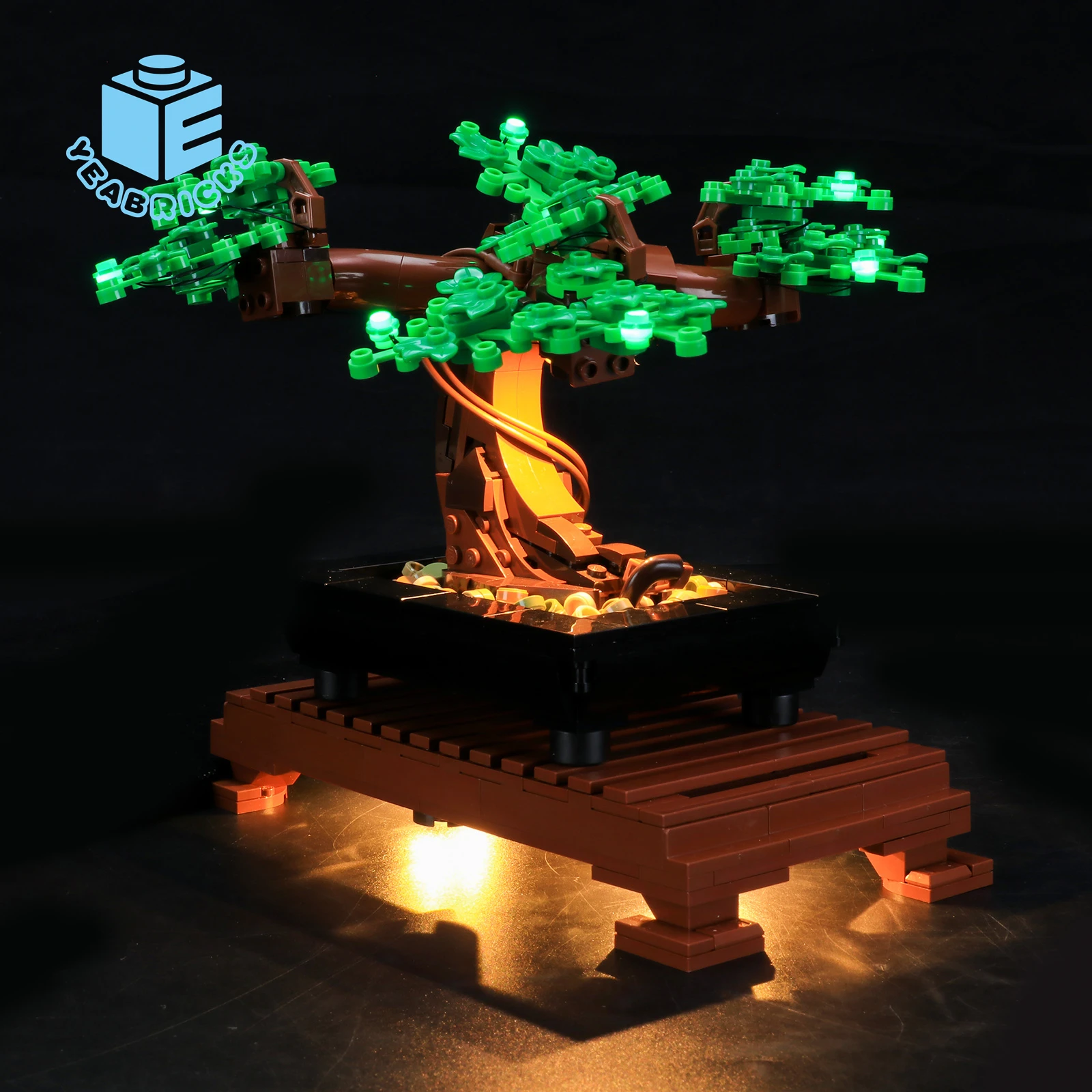YEABRICKS LED Light Kit for 10281 Green Bonsai Tree Building Blocks Set (NOT Include the Model) Bricks Toys for Children