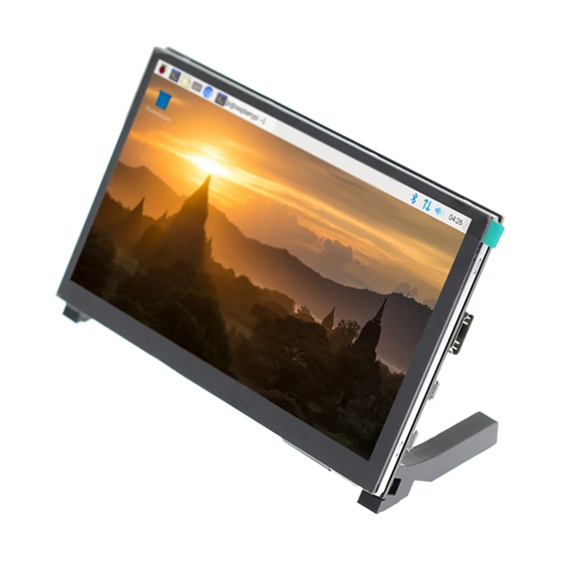 

7 Inch 1024X600 LCD Touchscreen Monitor With Bracket Full Viewing Display For Raspberry PI 3B + 4B