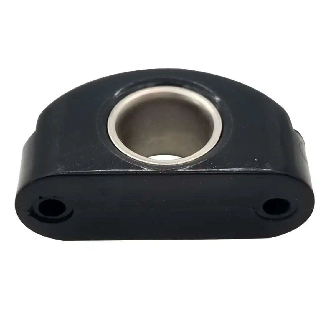 Фото 2 шт., 55x30 мм, 17 мм, фитинг Fairlead Bullseye, подходит для лодки, морской яхты, черный и серебристый №5