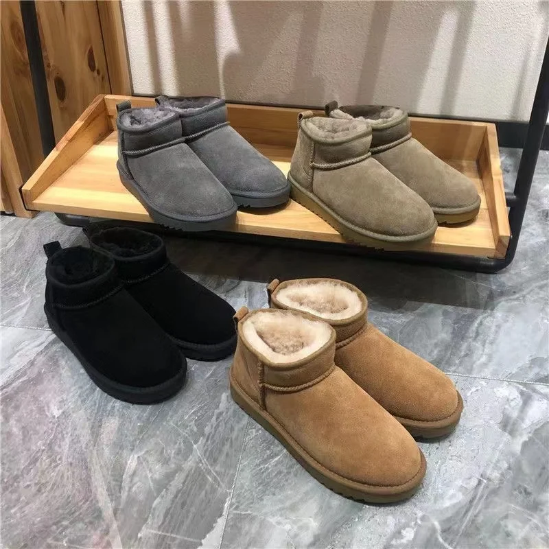 

Winter Women Short Plush Warm Snow Boots Casual Shoes 2022 New Suede Fur Chelsea Ankle Boots Platform Ladies Shoes Botas