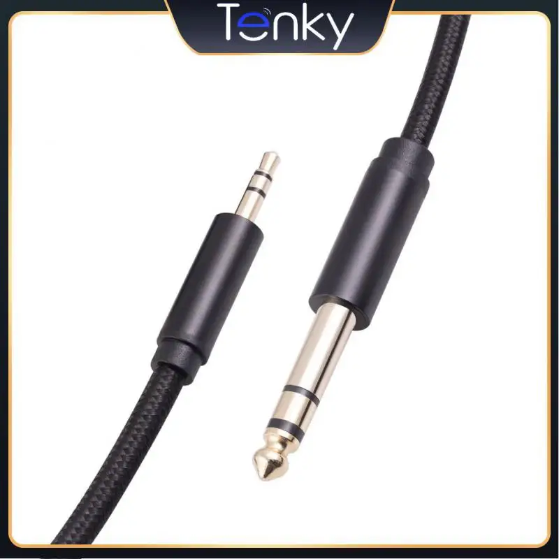 

3.5mm To 6.35mm Audio Adapter Connected To Mobile Phone Computer For On-board 3.5mm Stereo Male Gold Plated For Mixer Amplifier