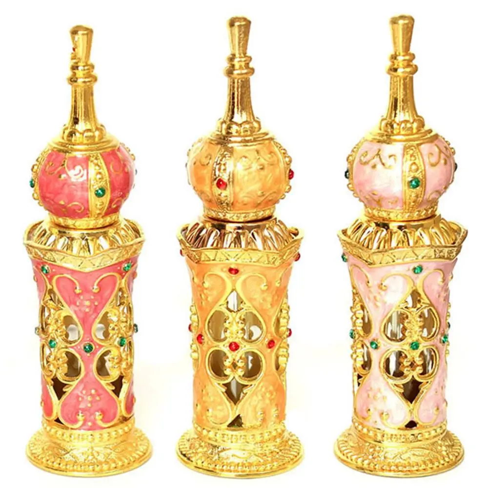 

Dubai Style Arabian Style Decoration Gifts Cosmetic Container Refillable Bottles Perfume Bottles Essential Oil Bottles