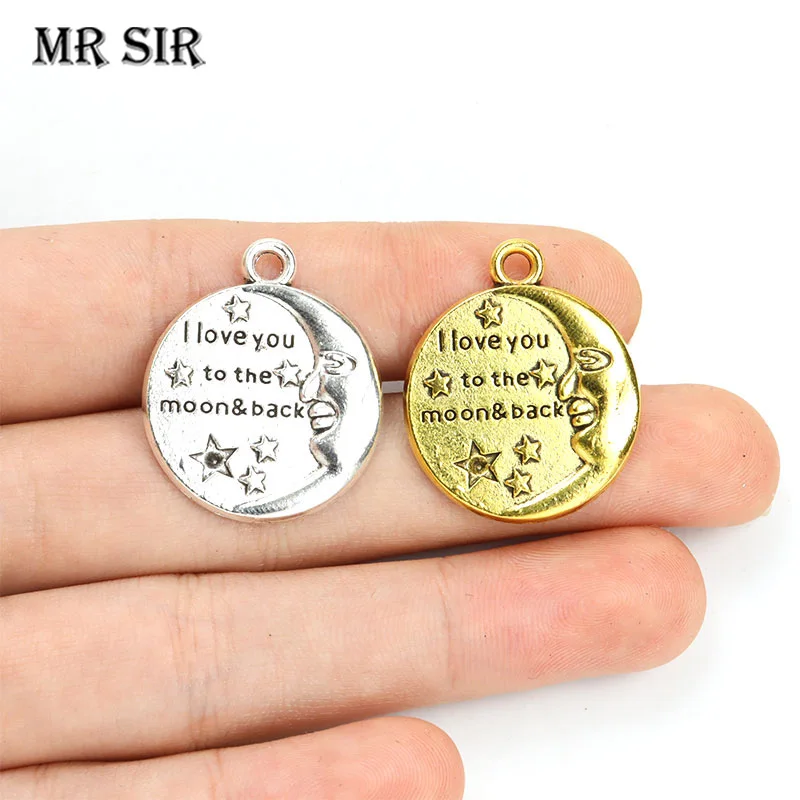 

5 шт., подвески «Я тебя люблю к Луне» и к задней части