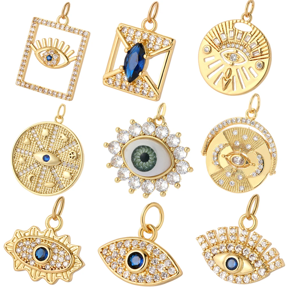 

Турецкие эмалированные Подвески в виде капли масла и сглаза, аксессуары для женщин, Kcychain, ожерелье, серьги, ювелирное изделие, медный подаро...