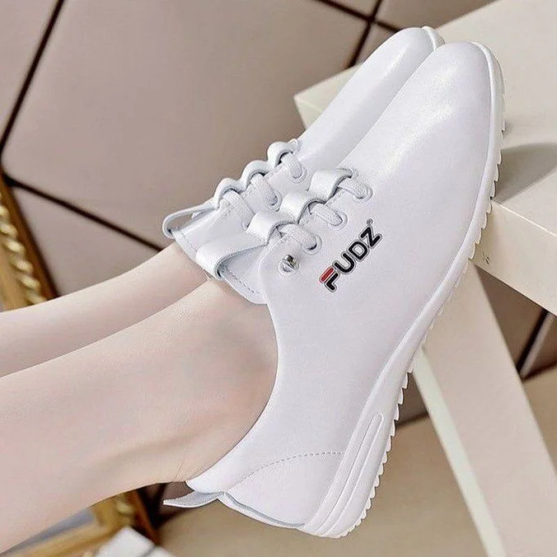 

Women Leather Shoes 2023 New Casual Slip On Fashion Comfort Loafers Driving Zapatillas De Mujer Tenis Feminino Chaussure Femme