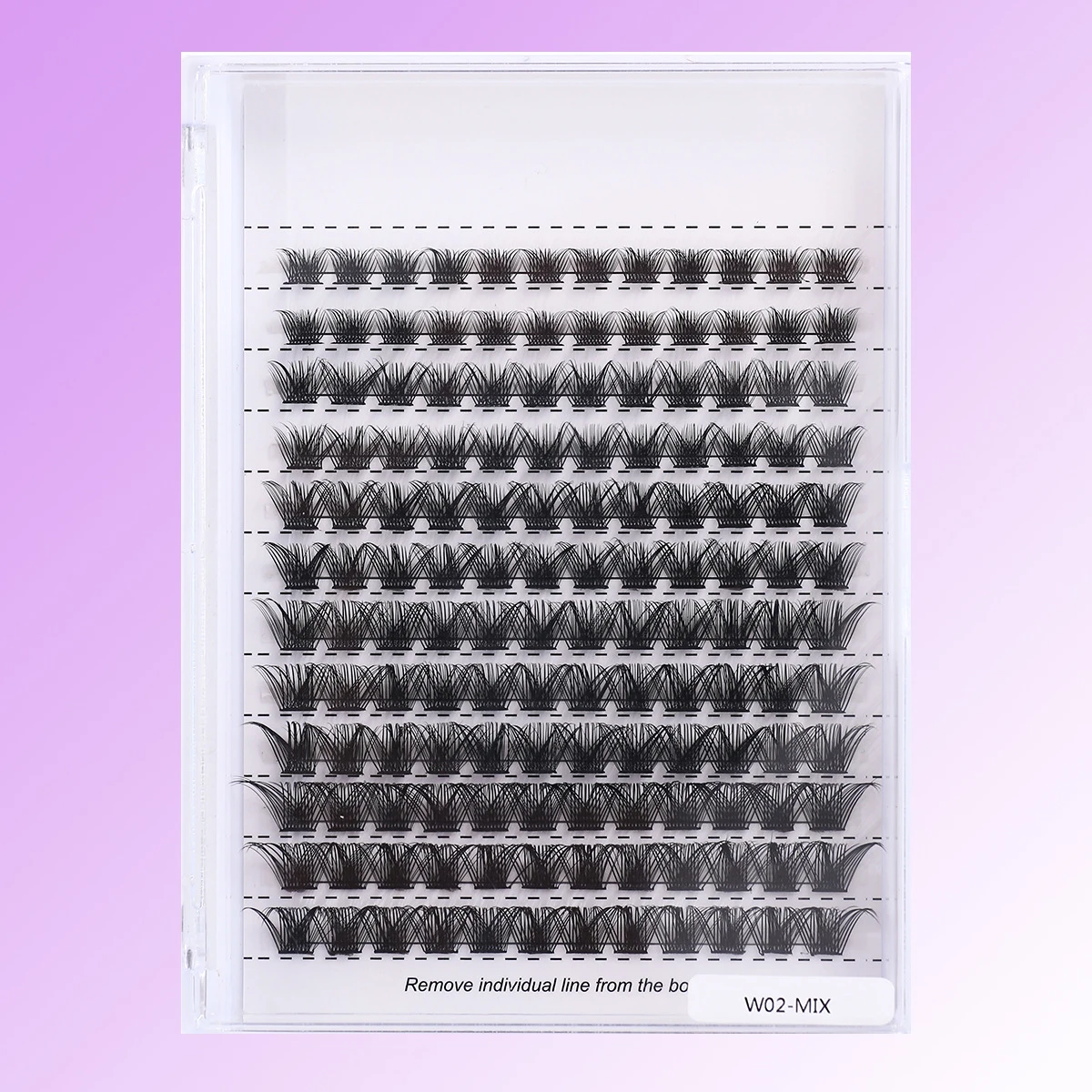 

DIY Eyelash Extension Cluster Lashes Individual Lash Clusters Wisps Thick Russian Reusable Volume Mink Bundle