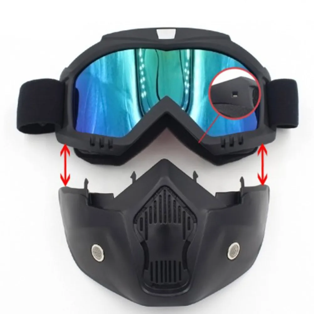 High Quality Cycling Riding Motocross Sunglasses Ski Snowboard Eyewear Mask Goggles Helmet Windproof Motorcycle Glasses Masks