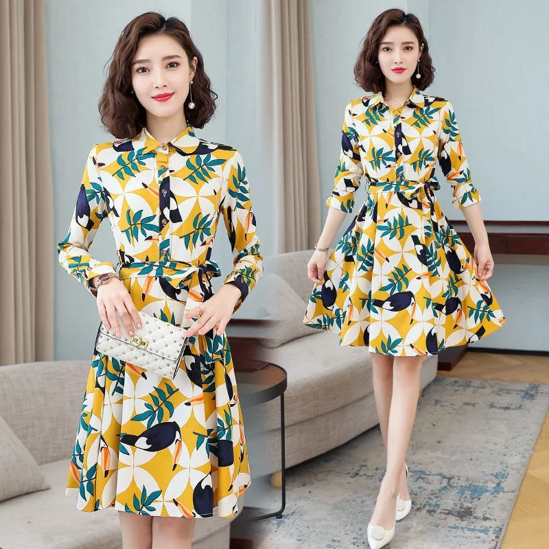 Новинка лета 202 женское темпераментное платье на талии элегантное весеннее в
