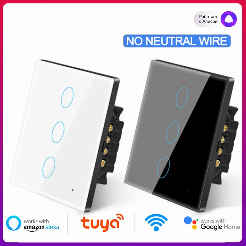 

Умный высветильник ель Tuya с поддержкой Wi-Fi, 10 А, 1/2/3 кнопок