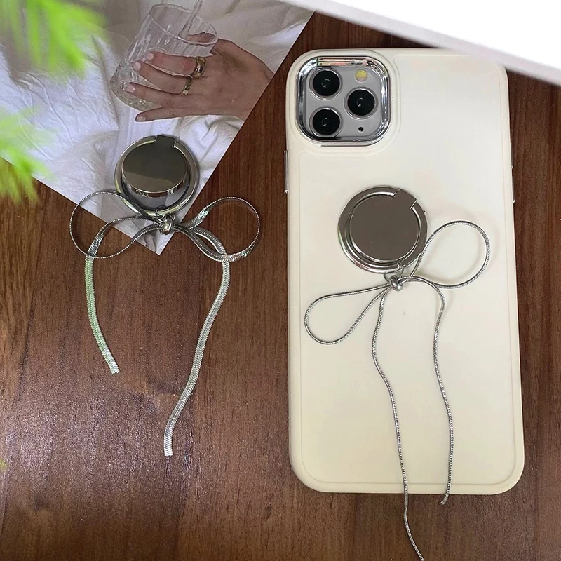 Универсальный вращающийся настольный держатель для телефона с кольцом и ремнем