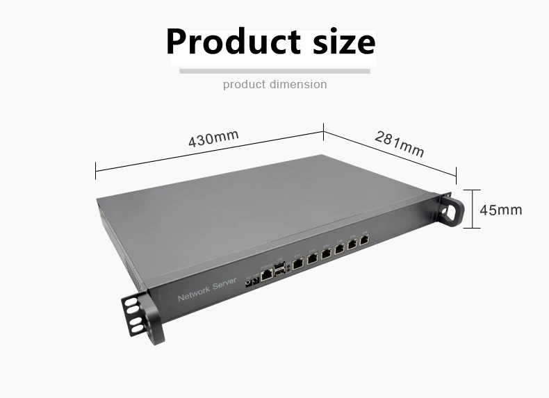 J1900 2 0 ГГц 1U стойка межсетевой сервер 6*1000M LAN intel WGI211AT Поддержка ROS Mikrotik PFSense |