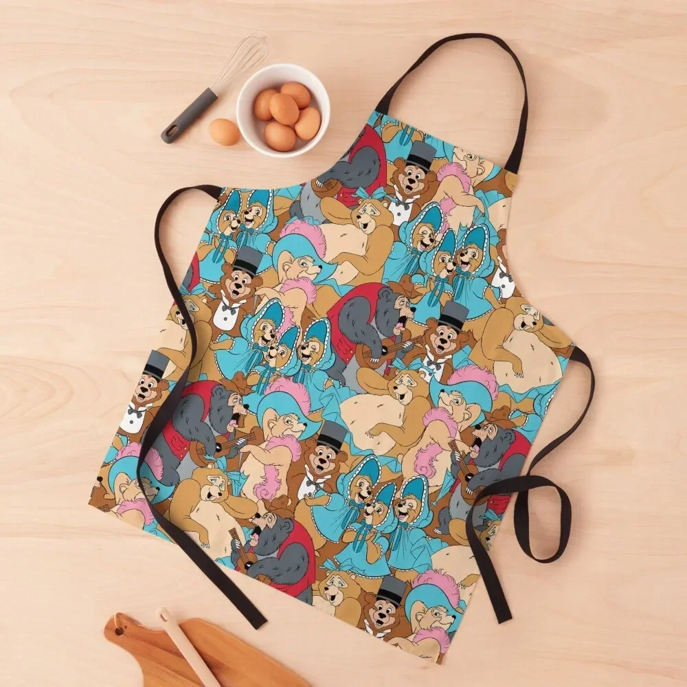 Фартук с узором Country Bear Jamboree вещи для дома халат парикмахерского искусства фартук