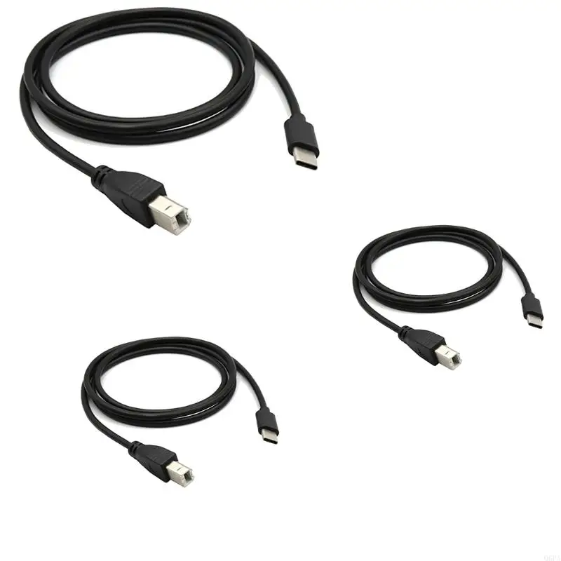 Фото Кабель USB C — USB Type B 2.0 для MacBook Pro HP Canon Epson Dell Samsung Принтер Тип C Сканер Шнур для телефона Ноутбук №5