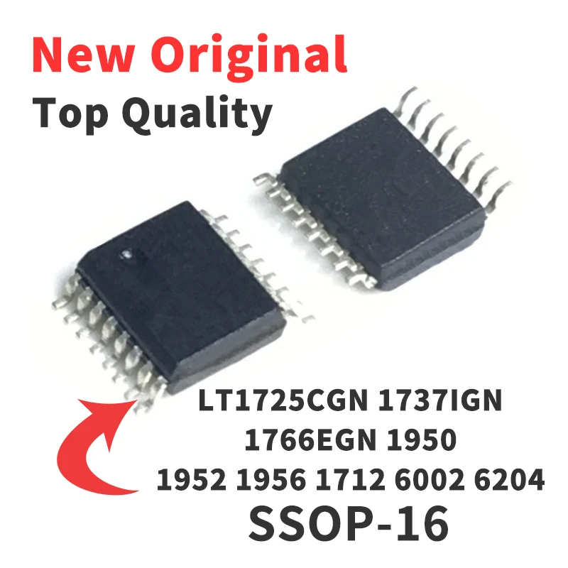 

LT1725CGN LT 1737IGN 1766EGN 1950 1952 1956 1712 6002 6204 SSOP16 Chip IC Brand New Original