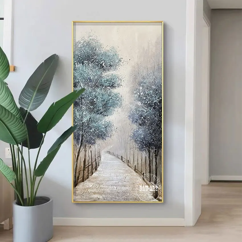 

Latest Arrival Abstract The Path Oil Paintings Canvas China Modern Art And Craft Wall Pictures For Room Decorative Unframed